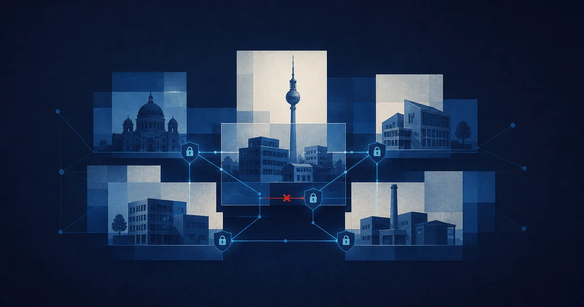 IT-Dienstleistungen seit 2002 | NETWORK ASSISTANCE Abstrakte Netzwerksegmente mit getrennten Sicherheitszonen für Zero Trust